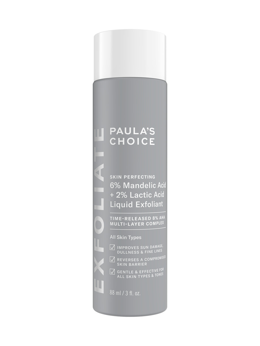 exfoliant liquide aha à 6 dacide mandélique et 2 dacide lactique