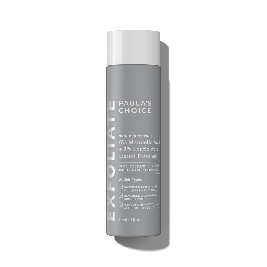 exfoliant liquide aha à 6 dacide mandélique et 2 dacide lactique