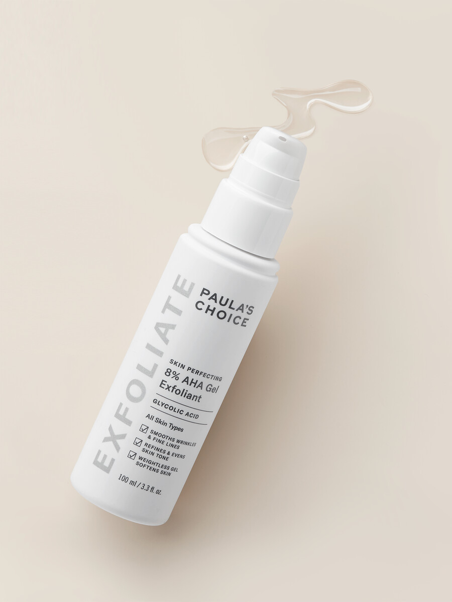 gel exfoliant à 8 daha