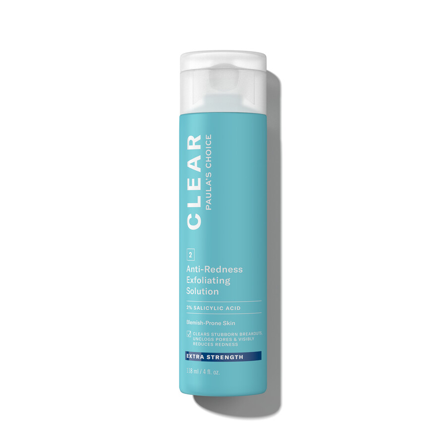 solution exfoliante anti-rougeurs extra forte clear