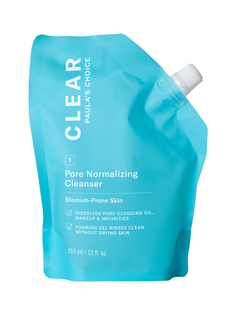 recharge de nettoyant normalisant les pores clear