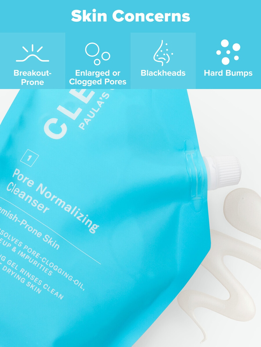 recharge de nettoyant normalisant les pores clear