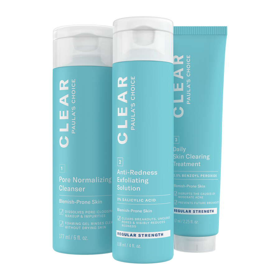 kit de produits anti-acné clear force régulière