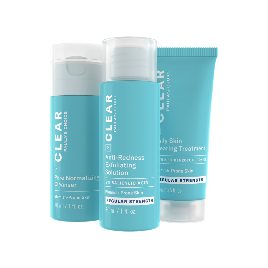 kit de voyage clear force régulière pour deux semaines