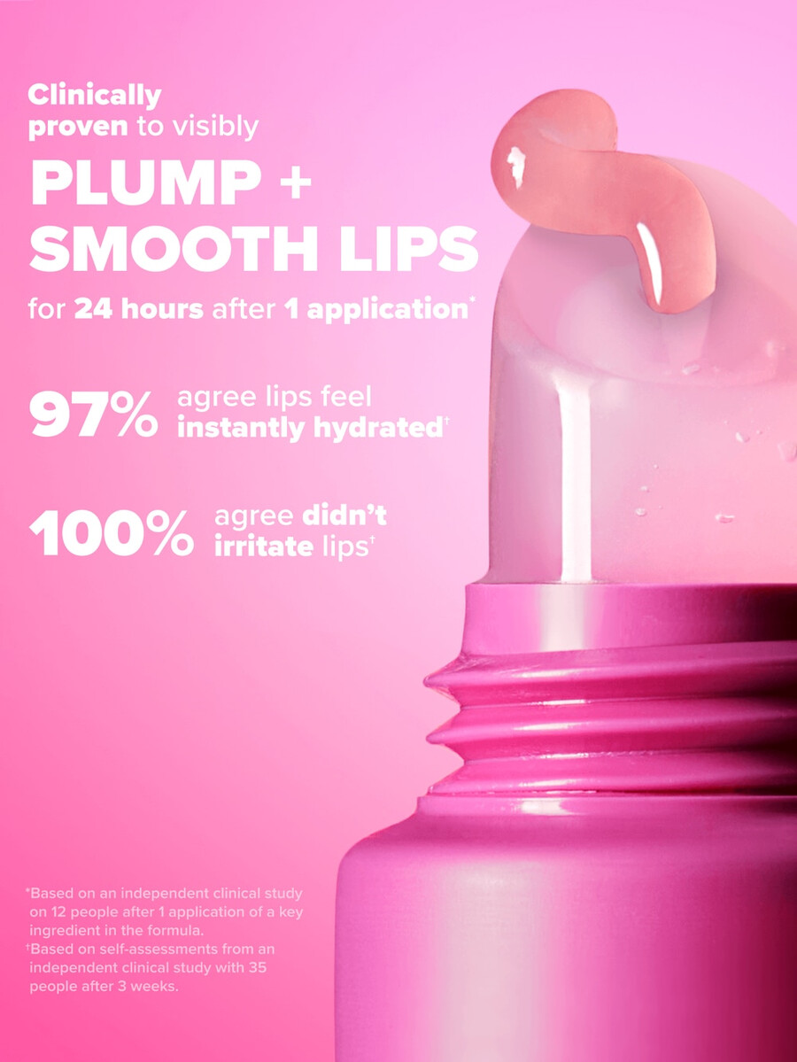baume à lèvres repulpant brillant aux peptides pro-collagène