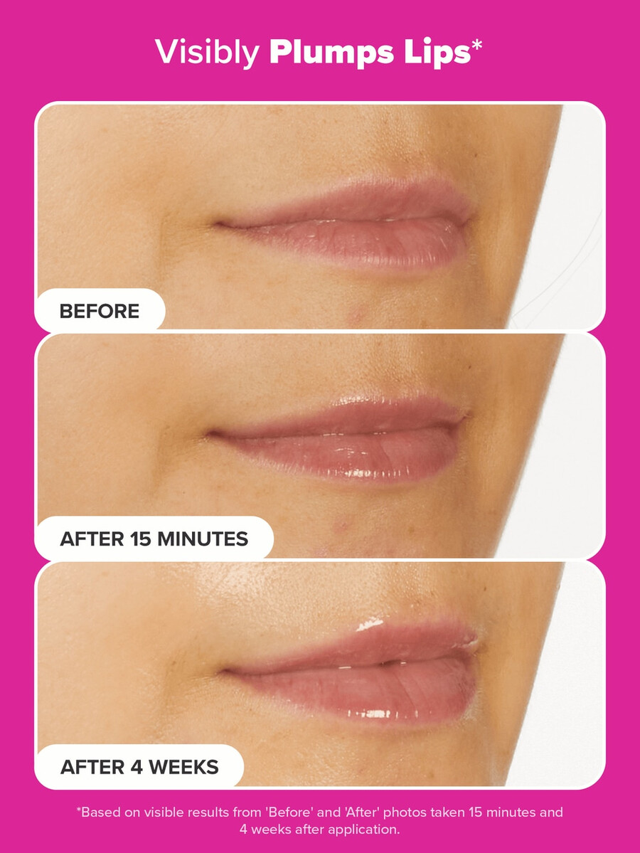 baume à lèvres repulpant brillant aux peptides pro-collagène