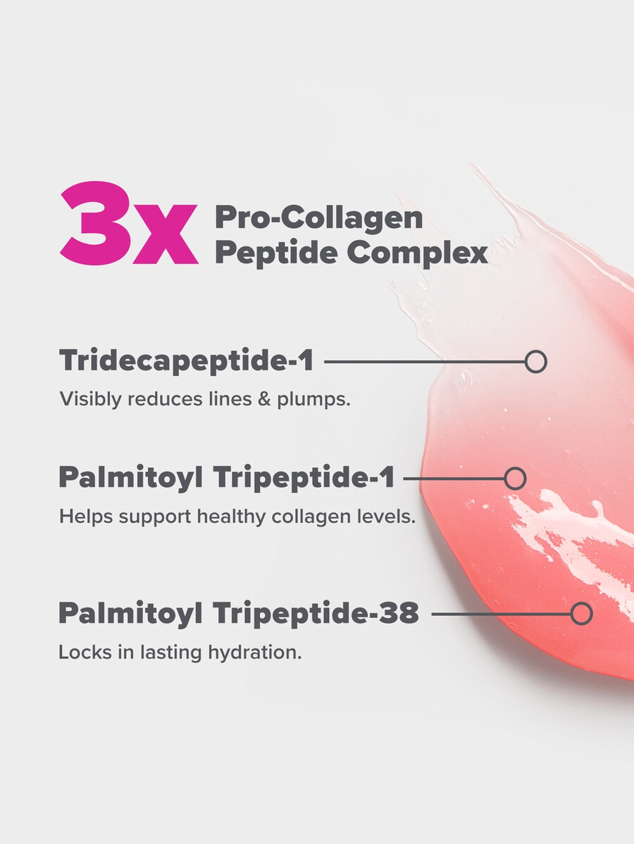 baume à lèvres repulpant brillant aux peptides pro-collagène